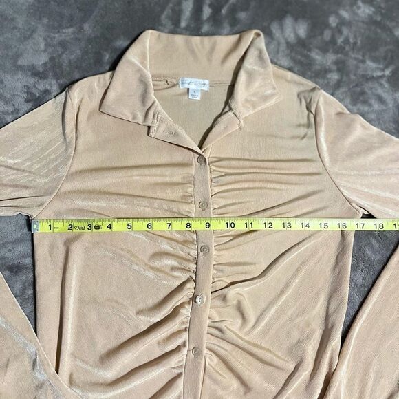 J for Justify Women Junior Shirt Long Sleeve T-Shirt L (F5) - Picture 3 of 7